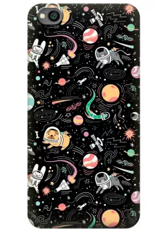 Чехол для Xiaomi Redmi Go - Animals astronauts