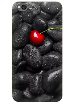 Чехол для Xiaomi Redmi Go - Вишня на камнях