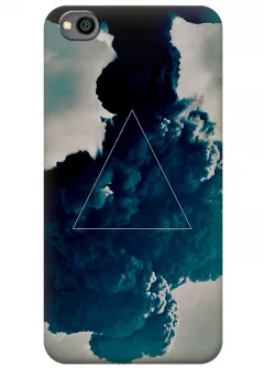 Чехол для Xiaomi Redmi Go - Треугольник в дыму
