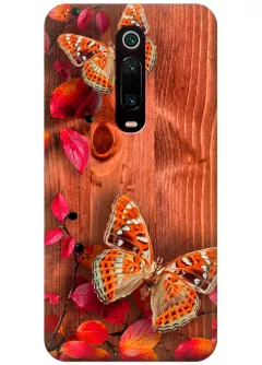 Чехол для Xiaomi Mi 9T - Бабочки на дереве