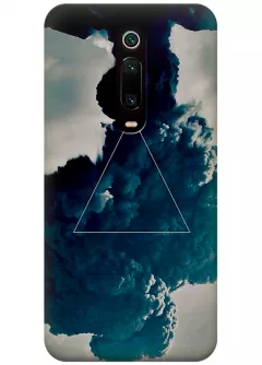 Чехол для Xiaomi Mi 9T - Треугольник в дыму