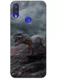 Чехол для Xiaomi Redmi Note 7 - Динозавры