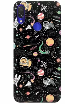 Чехол для Xiaomi Redmi Note 7 Pro - Animals astronauts