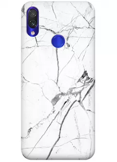 Чехол для Xiaomi Redmi Note 7 Pro - White marble