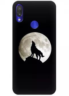 Чехол для Xiaomi Redmi Note 7S - Воющий волк