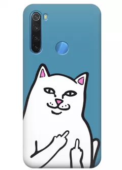 Чехол для Xiaomi Redmi Note 8 - Кот с факами