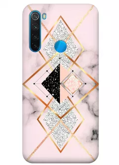 Чехол для Xiaomi Redmi Note 8 - Мраморная геометрия