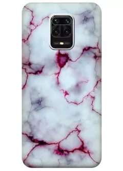 Чехол для Redmi Note 9S - Розовый мрамор