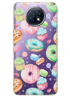 Чехол для Xiaomi Redmi Note 9T - Пончики