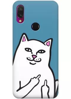  Чехол для Xiaomi Redmi Y3 - Кот с факами