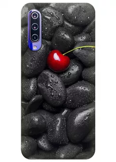 Чехол для Xiaomi Mi 9 - Вишня на камнях