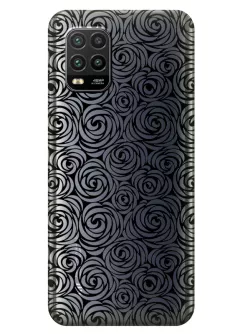 Уникальный чехол для Xiaomi Mi 10 Lite с черными узорами