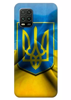 Xiaomi Mi 10 Lite чехол с печатью флага и герба Украины