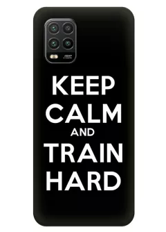 Xiaomi Mi 10 Lite спортивный защитный чехол - Keep Calm and Train Hard