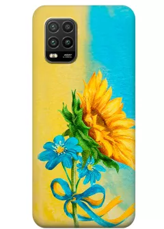 Чехол для Xiaomi Mi 10 Lite с украинскими цветами победы