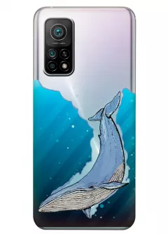 Купить чехол из прозрачного силикона на Xiaomi Mi 10T Pro с китом