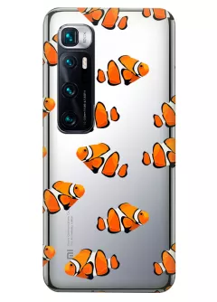 Xiaomi Mi 10 Ultra силиконовый чехол с рыбками