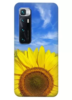 Красочный чехол на Xiaomi Mi 10 Ultra с цветком солнца - Подсолнух