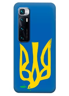Чехол на Xiaomi Mi 10 Ultra с сильным и добрым гербом Украины в виде ласточки