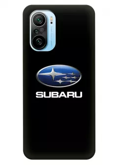 Сяоми Ми 11и чехол из силикона - Subaru Субару классический логотип крупным планом и название