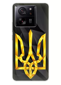Чехол на Xiaomi 13T с геометрическим гербом Украины