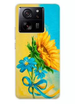 Чехол для Xiaomi 13T с украинскими цветами победы