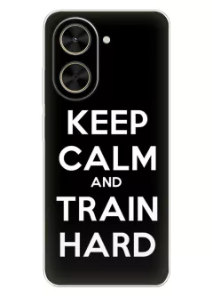 Xiaomi Poco C71 спортивный защитный чехол - Keep Calm and Train Hard