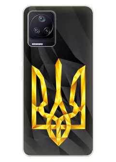 Чехол на Xiaomi Poco F4 с геометрическим гербом Украины