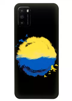 Чехол для Xiaomi Poco M3 с теплой картинкой - Любовь к Украине
