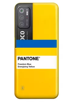 Чехол для Xiaomi Poco M3 Pro с пантоном Украины - Pantone Ukraine