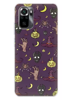 Чехол для Poco M5s - Halloween Print