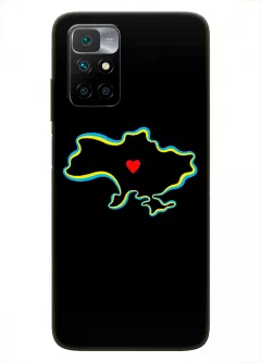 Чехол на Xiaomi Redmi 10 для патриотов Украины - Love Ukraine