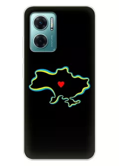 Чехол на Xiaomi Redmi 10 5G для патриотов Украины - Love Ukraine