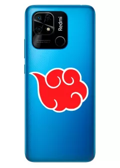 Чехол для Xiaomi Redmi 10C - Наруто спираль лого