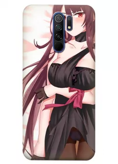 Накладка для Xiaomi Redmi 9 из силикона - Girls Frontline T-Doll