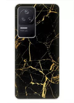 Необыкновыенный чехол для телефона Xiaomi Redmi K50 - Золотой мрамор