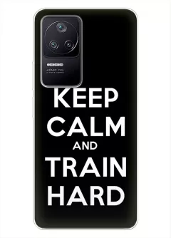 Xiaomi Redmi K50 спортивный защитный чехол - Keep Calm and Train Hard