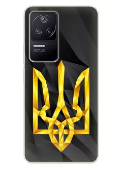 Чехол на Xiaomi Redmi K50 с геометрическим гербом Украины