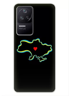Чехол на Xiaomi Redmi K50 для патриотов Украины - Love Ukraine