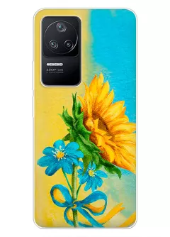 Чехол для Xiaomi Redmi K50 с украинскими цветами победы