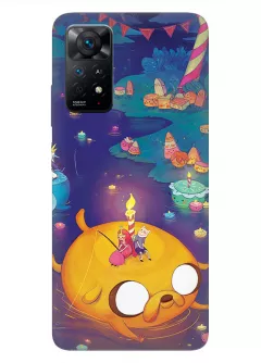 Чехол для Redmi Note 11 с рисунком из мультика "Время приключений"