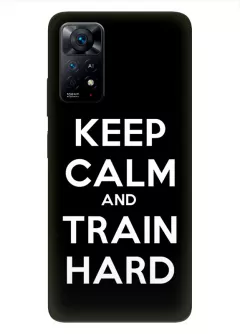 Redmi Note 11 спортивный защитный чехол - Keep Calm and Train Hard