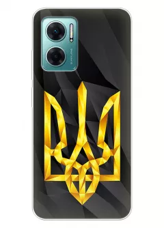 Чехол на Xiaomi Redmi Note 11E 5G с геометрическим гербом Украины