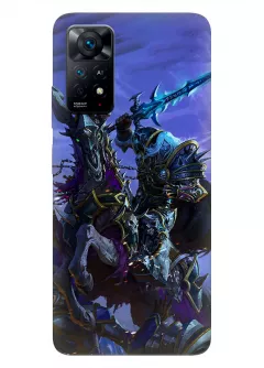Наладка для Редми Нот 11С из силикона - World of Warcraft WoW Ворлд оф Варкрафт ВоВ Артас Король-Лич атака на коне