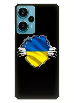 Чехол на Xiaomi Redmi Note 12 Turbo для сильного духом народа Украины