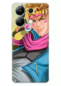 Чехол для Xiaomi Redmi Note 13 4G - Невероятные приключения ДжоДжо JoJo’s Bizarre Adventure обаятельный Дио Брандо