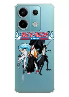 Xiaomi Redmi Note 13 Pro чехол силиконовый прозрачный - Bleach Блич-Тройка