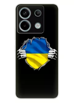 Чехол на Xiaomi Redmi Note 13 Pro для сильного духом народа Украины