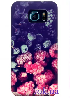 Чехол для Galaxy S6 Edge Plus - Морозные ягодки