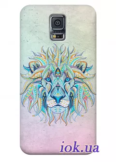 Чехол для Galaxy S5 Plus - Красивый лев